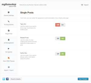 Point Single Post Options